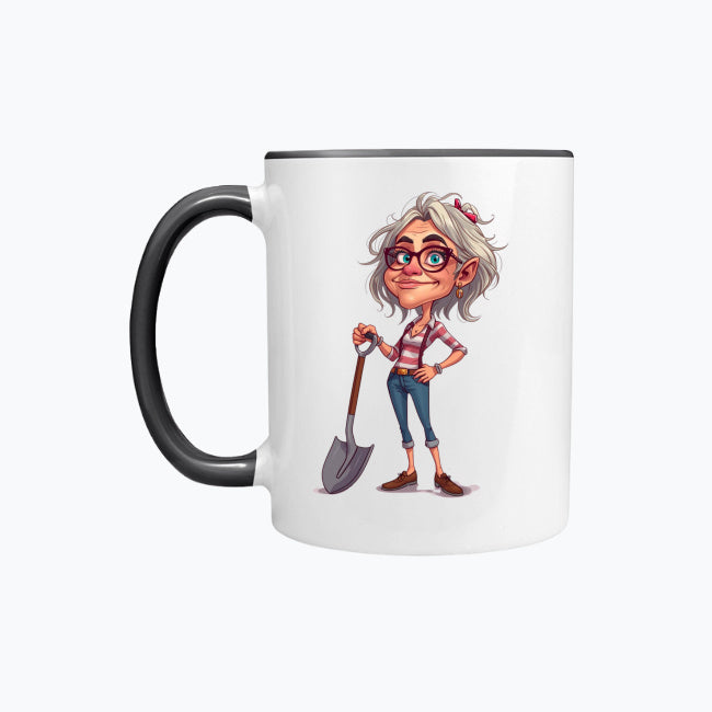 Kubek ceramiczny „Czasami jedyne, czego mi trzeba… Alibi” – 330 ml, zabawny kubek na prezent